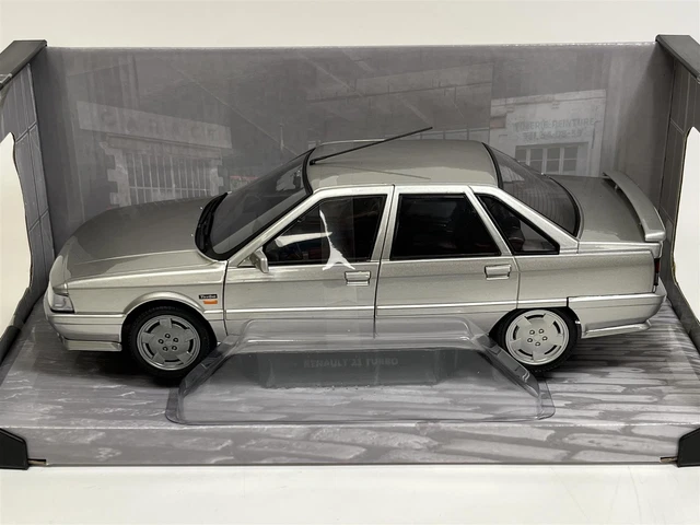 Renault 21 Turbo MK2 1990 Argent 1:18 Echelle Solido S1807702