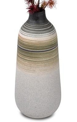 Decorazioni Ramo VASO CERAMICA LEGNO BIANCO-DECORO esempio 30cm H 38cm Casablanca WA 