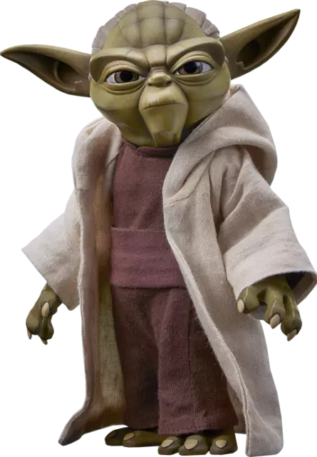 STAR WARS The Clone Wars Animated YODA Jedi Master Sixth Scale Figure Sideshow