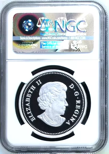 Canada 20 Dollar 2014 Bison Early Releases NGC PF 70 Silver 1 oz 3