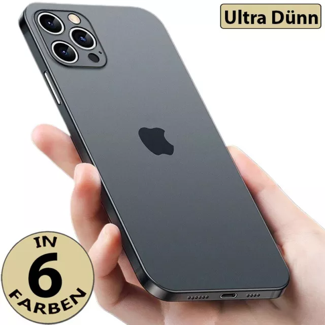 3in1 Schutz Hülle Bumper Panzerfolie Slim für iPhone 14 13 12 11 Pro Mini Max