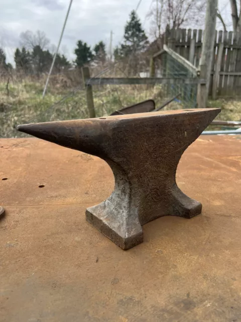 35lb Sweden Double Horn Anvil Blacksmith Forged Dated 1918