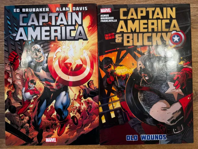 Captain America Bundle Hardback Hardcover Graphic Novel Marvel Comics Brubaker