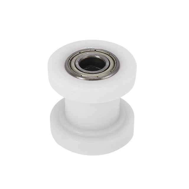 10mm Motocicleta ATV Cadena Rodillo Polea Deslizador Tensor Rueda Guía