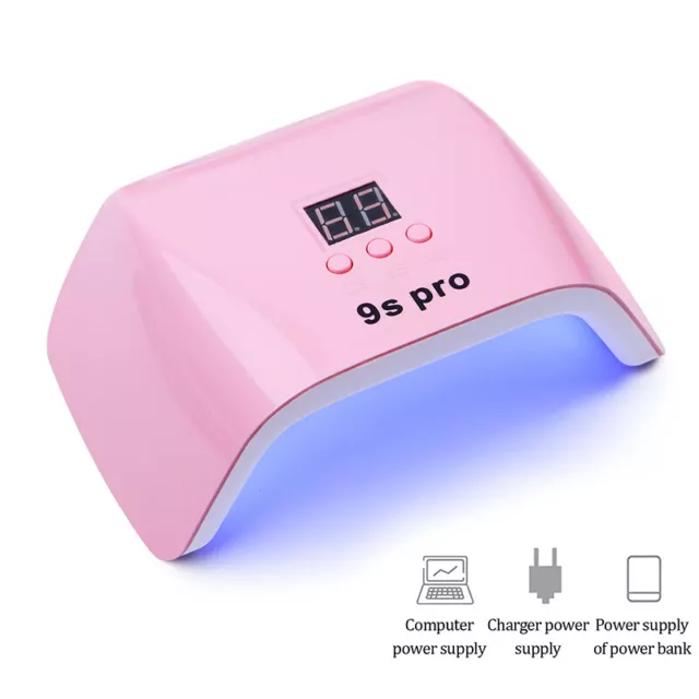 Nail Lamp 120W Smart Sensor Nail Dryer UV Nail Phototherapy Lamp Non-black H#DC