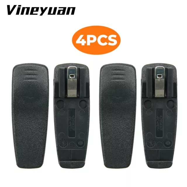 4PCS RLN5644 Belt Clip For MOTOROLA CP040 EP450 DEP450 BPR20 BPR40 DP1400 Radios