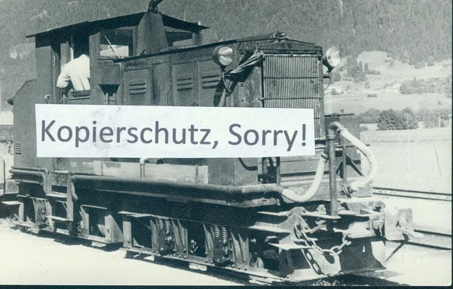 "Alte Foto-AK"- Zillertalbahn Lok D7 am 17.9.1965
