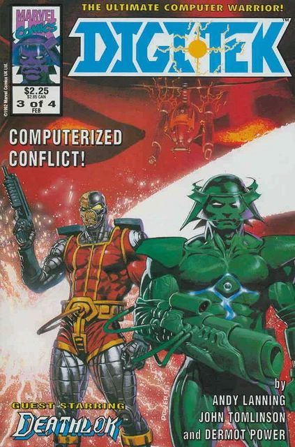 Digitek #3 of 4 Marvel Comics February Feb 1993 (VFNM)
