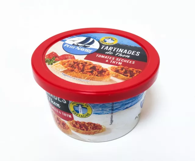 Thunfisch mit Tomaten und Thymian Petit Navire Rillettes de Thon 125g Frankreich