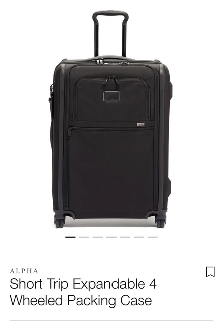 Tumi - Alpha 3 – Short Trip Expandable 4 Wheeled Packing Case Spinner - Black