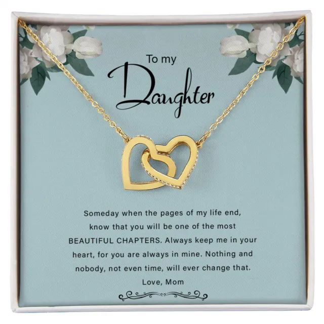 To My Daughter Birthday Necklace Gift, Graduation, Christmas Gift Ideas For Her