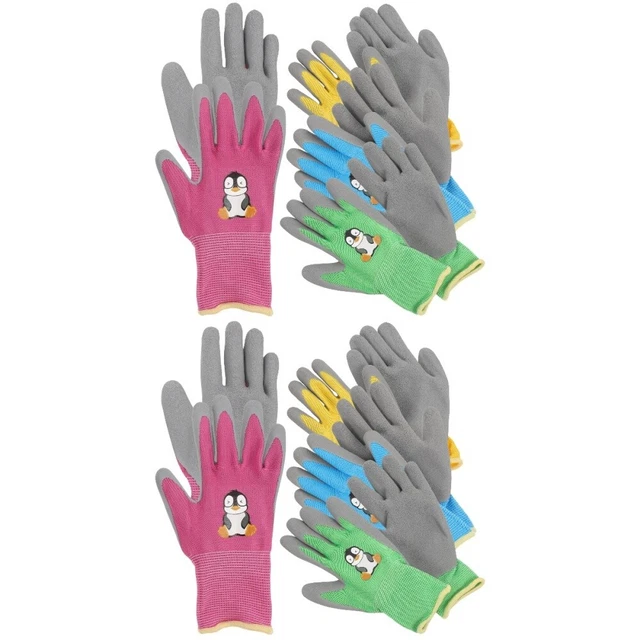 8 Pairs Children Work Gloves Children's Reusable for Sports