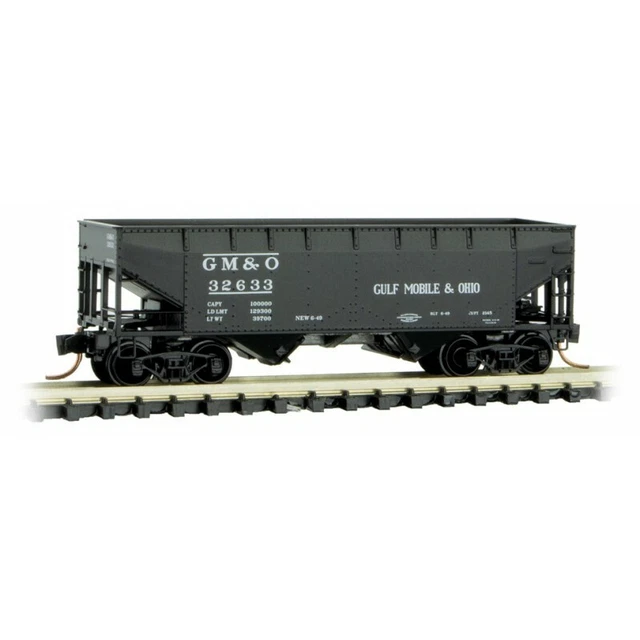 N Scale - MICRO-TRAINS 055 00 540 GULF, MOBILE & OHIO 33' Twin Bay Hopper