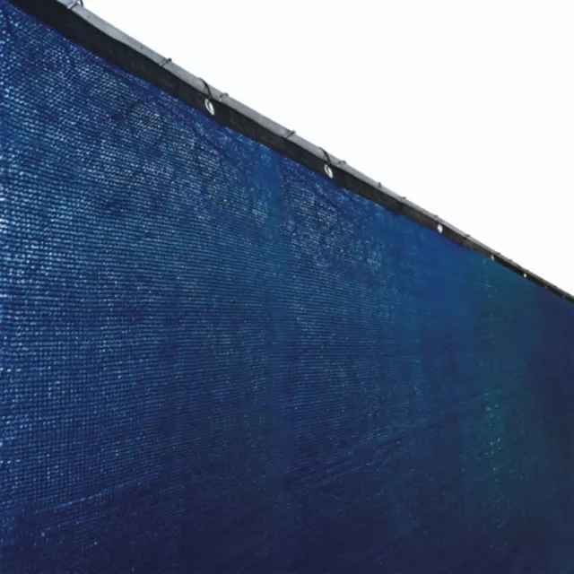 ALEKO Fence Privacy Screen 6 X 50 ft Garden Backyard Windscreen Cover Mesh Blue