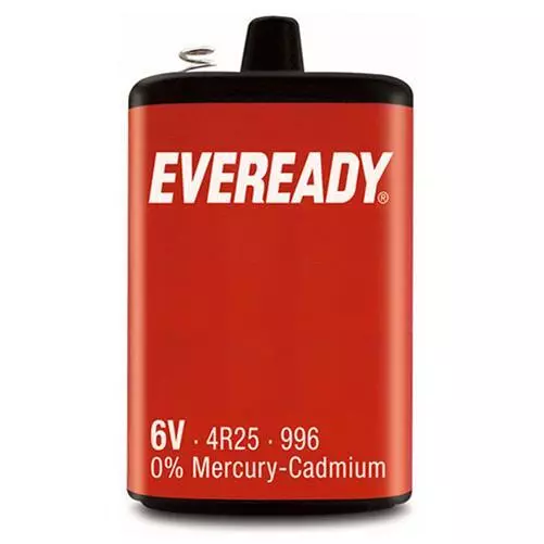 PJ996 Batteries - Eveready PJ996 4R25 6V Lantern Torch Battery x 1 *Long Expiry*