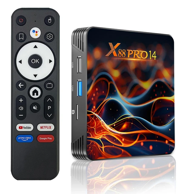 M96 Mini Smart Box Android TV 13.0 - 8K Ultra HD RK3528, WiFi 2.4G+5G