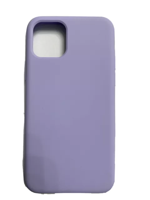 Anuck Case for iPhone 11 Pro, Soft Silicone Gel Rubber (Light Purple)