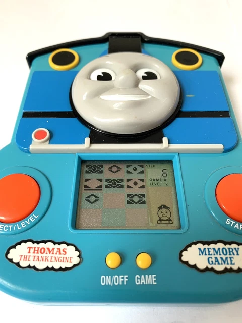 VINTAGE THOMAS THE Tank Engine HandHeld Memory Game Electronic 1993 vintage-thomas-the-tank-engine-handheld-memory-game-electronic-1993