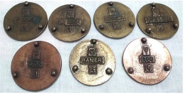 Antiguos adoradores raros del diablo Cobre vintage Jugadores de Satanás y... 2