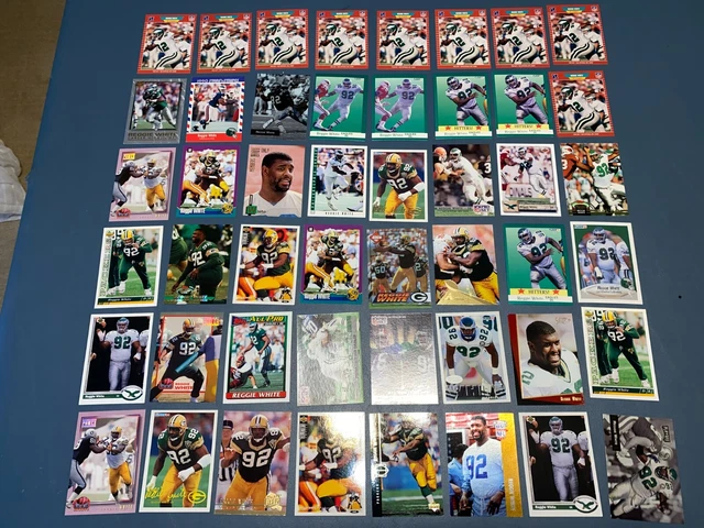 REGGIE WHITE collection (x48) - EAGLES & PACKERS DE HOF