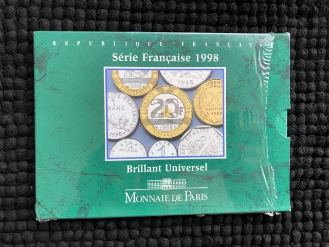 coffret brillant universel 1998 monnaie de paris