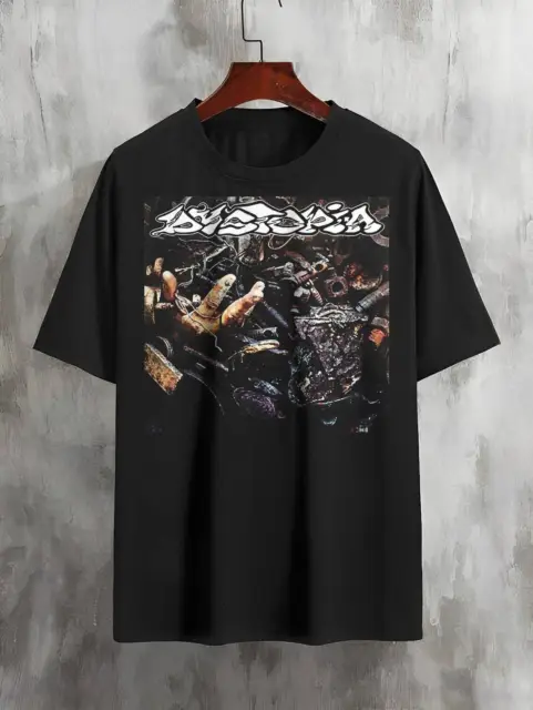 Vintage Dystopia Black Short Sleeve T-Shirt D73559