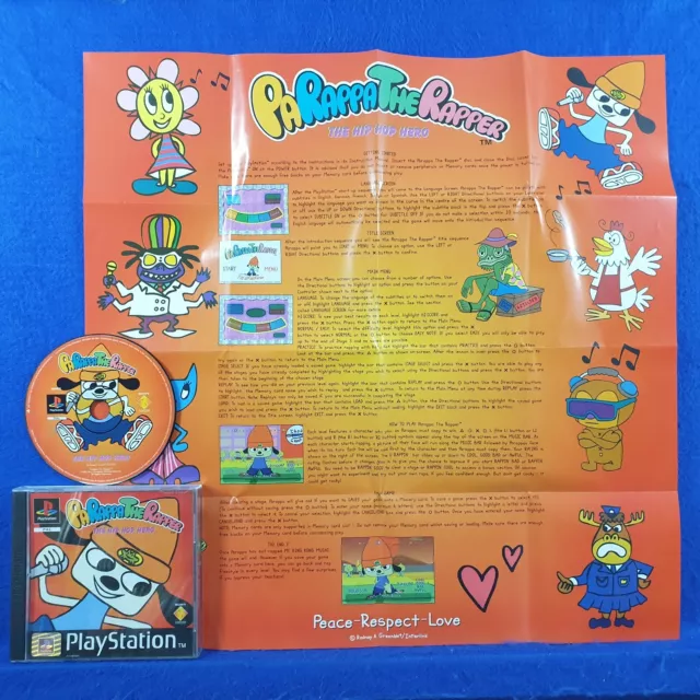 PARAPPA THE RAPPER, SONY PLAYSTATION, 1996, COMPLETE, PS1, Playstation, Gumtree Australia Mitcham Area - Mitcham