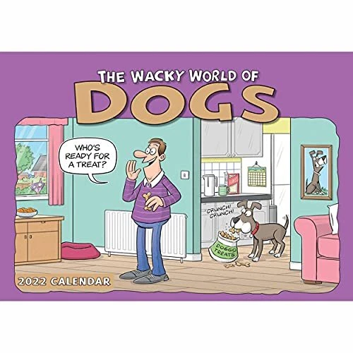 WACKY WORLD OF Dogs A4 Calendar 2022 Book The Fast Free Shipping 25.18