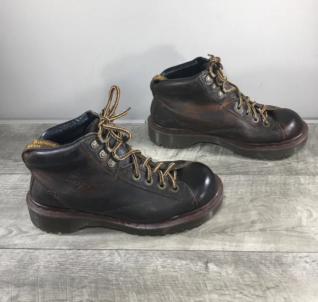 DR. MARTENS 8287 Doc Chunky Grizzly Leather Combat Mens Boots UK 7 US 8 ...