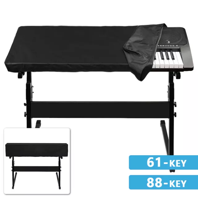 61/88 Key Piano Keyboard Black Dust Cover Protector Waterproof-Dust Storage Bag