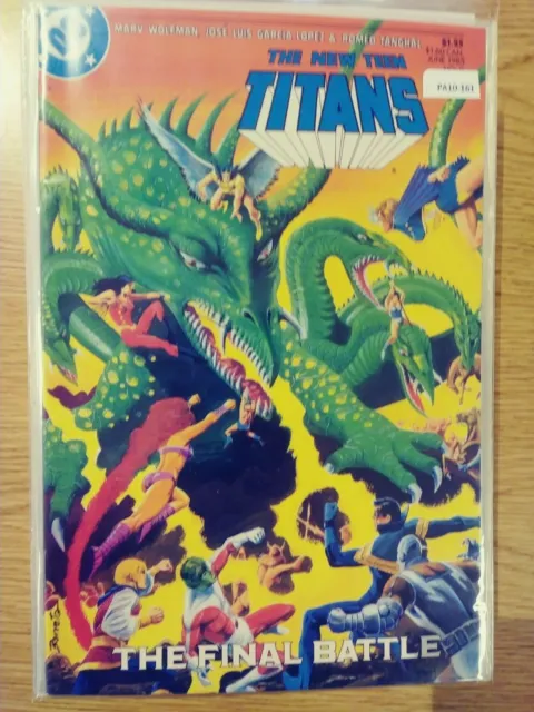 New Teen Titans vol.2 #9 1985 1st App. Kole High Grade 8+ DC Comic Book PA10-161