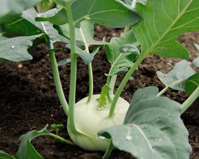 *Weißer Wiener* Kohlrabi Samen, Kohlrabi seeds, brassica oleracea