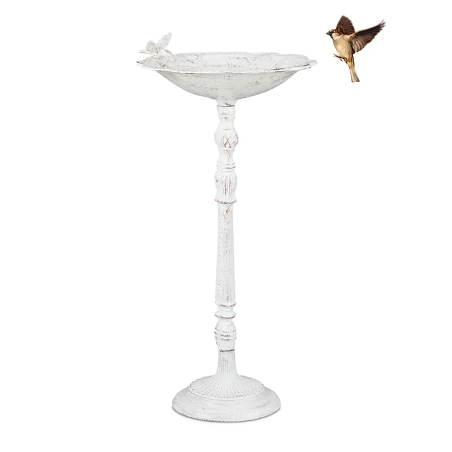 Abreuvoir à Oiseaux Mangeoire Sur Pied Vasque Décorative 1,3 Kg