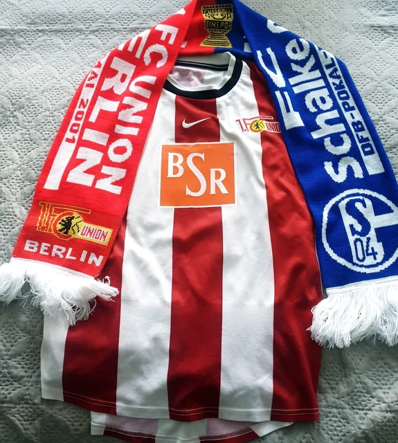 1. FC Union Berlin Matchworn-Trikot  und Schal (DFB-Pokal-Finale 2001)