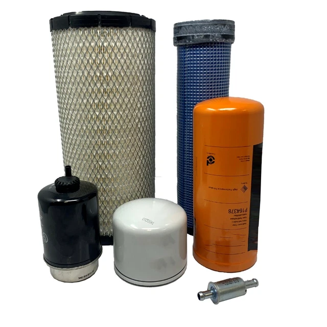 Filter Kit for Caterpillar Skid Steer Loader 252B3 236B 246D 262D Engine C3.4