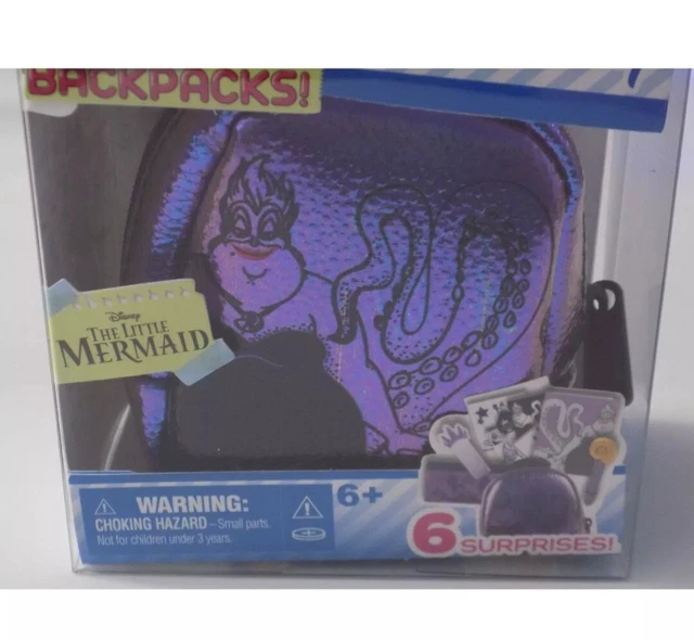 REAL LITTLES DISNEY 6 Surprises Micro Backpack The Little Mermaid