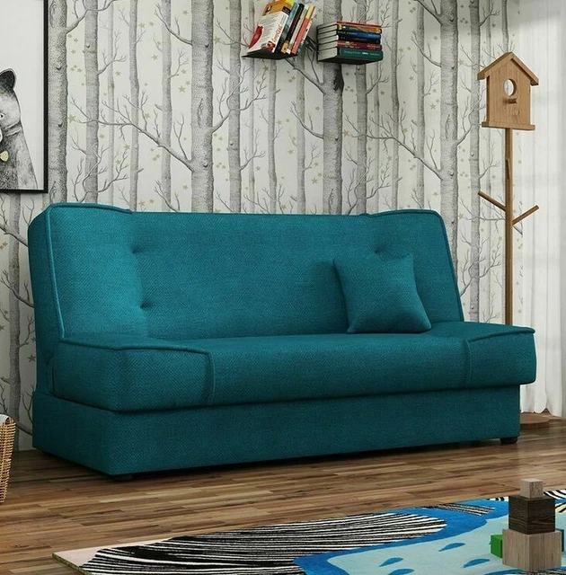 SOFA BED GABI with Storage Container Sleep Function Fabric New £315.00