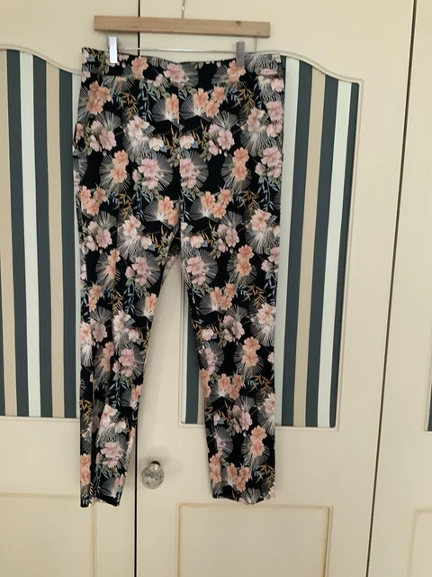 PEACOCKS TROUSERS SIZE 8R Black Everyday Style Bootcut Work Office Women s VGC 5.00 PicClick UK