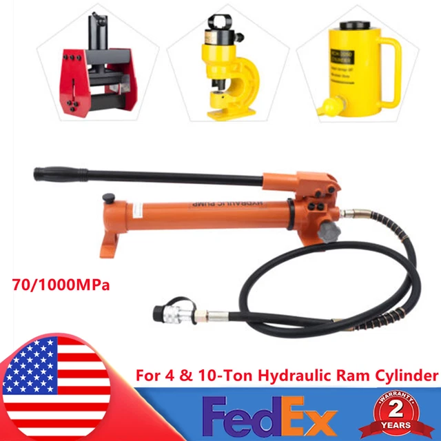 10000 PSI MANUAL Hydraulic Pump CP700 For 4 & 10Ton Hydraulic Ram