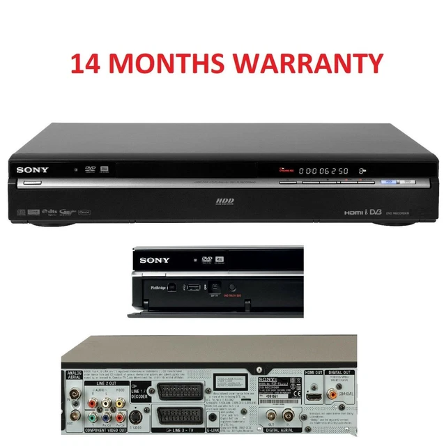 SONY RDRHXD870 LIMITED Edition 500GB HDD DVD Recorder Freeview