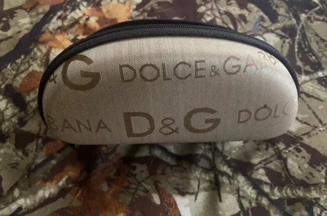 DOLCE & GABBANA Sunglasses Case D&G Logo Hardshell Zipper $16.00 - PicClick