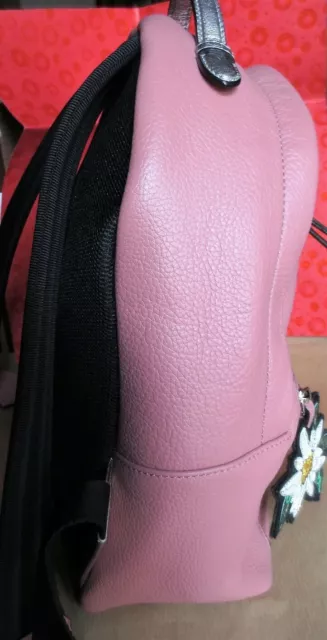 BALLY, zaino da donna in vera pelle color rosa, nuovo senza etichette. 3