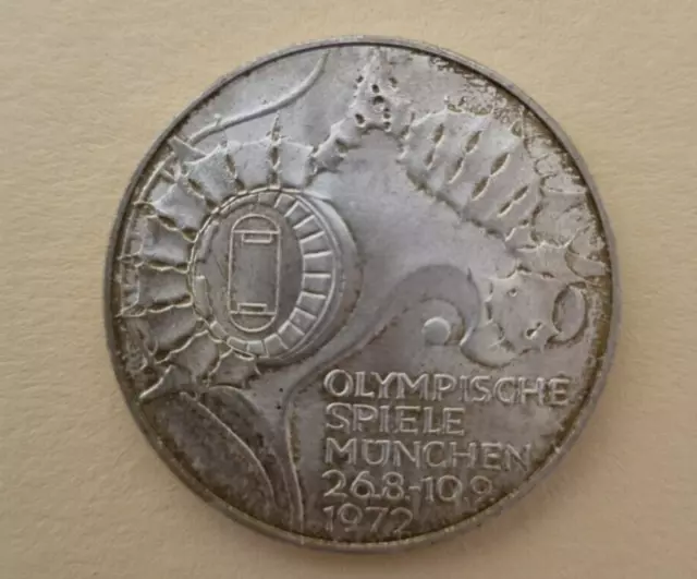 10 DM Deutsche Mark BRD Olympische Spiele München 1972