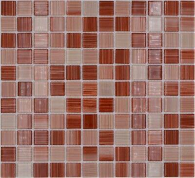 Braun Mosaïque en Verre Carrelage Beige Braun Anthracite Rust Mauerverbund Marron 
