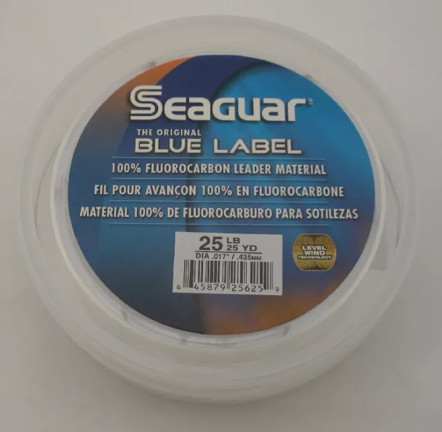 Seaguar 25FC25 Fluorocarbone Invisible Leader Matériel 25Lb Test 22.9m