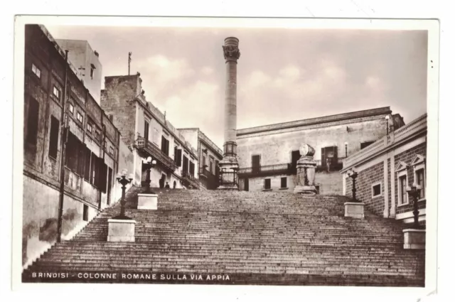 Cartolina No Viaggiata Brindisi Colonne Romane Sulla Via Appia Fotocelere