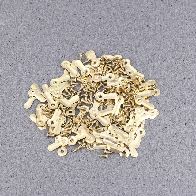 200 pz viti con pulsante di rotazione cornice fotografica appendere immagini album foto forniture