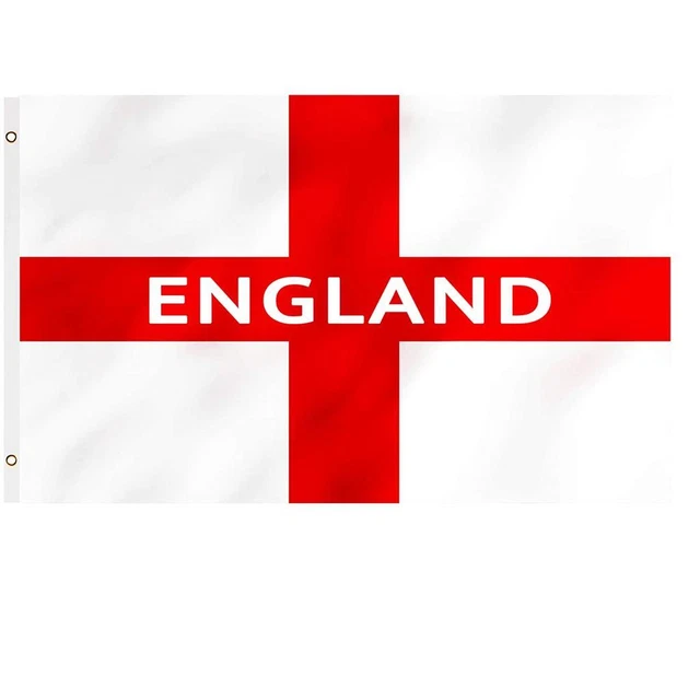 ENGLAND ST. FLAG 2024 EURO DECORATIONS ENGLAND FLAG 5ft x 3ft