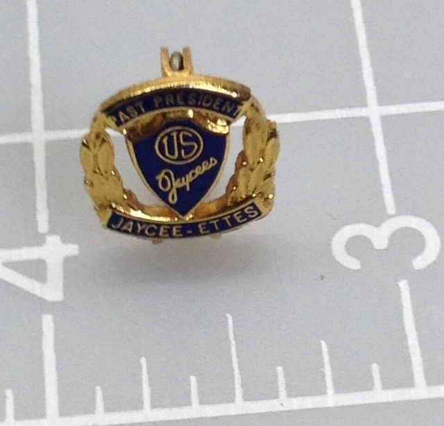 US JC Past President Jaycee-Ettes Jaycees Pin Vintage