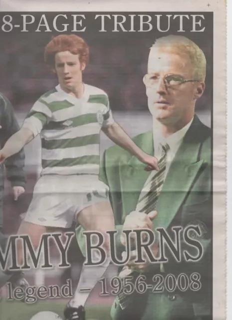 SPORT OF THE WORLD Newspaper Supplements 8-page Tribute to Tommy Burns